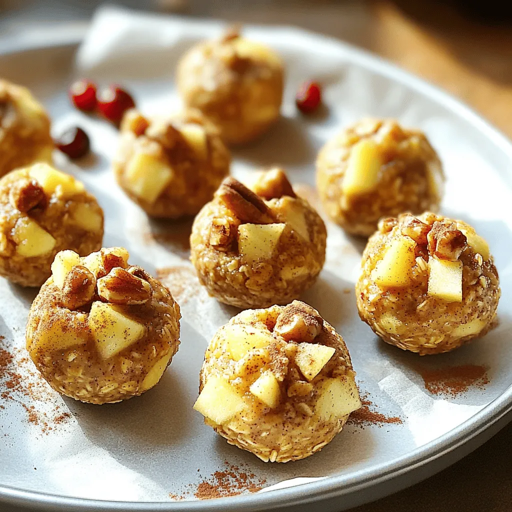Apple Pie Energy Bites Nutritious and Simple Snack