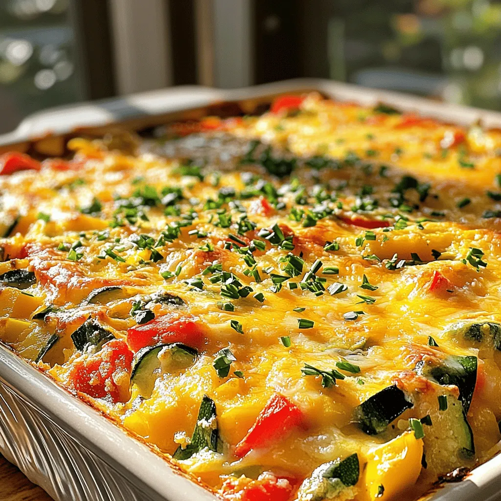 Veggie Loaded Breakfast Casserole Tasty and Hearty Dish
