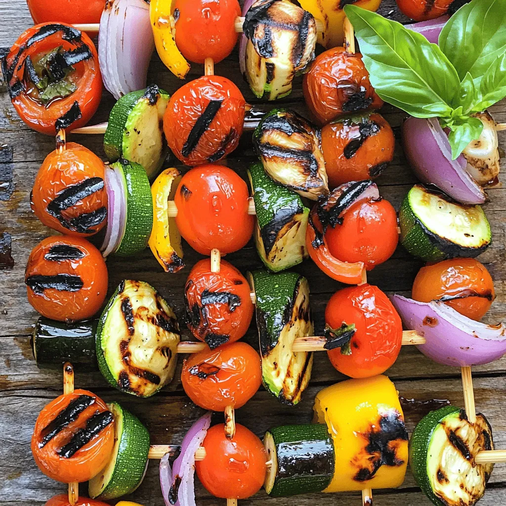 Easy Grilled Veggie Skewers Tasty Summer Delight