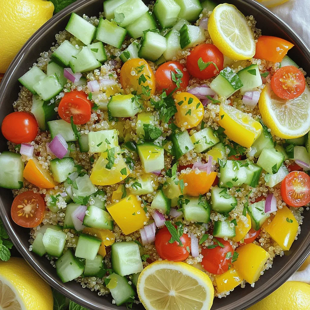 Lemon Herb Quinoa Salad Fresh and Flavorful Recipe