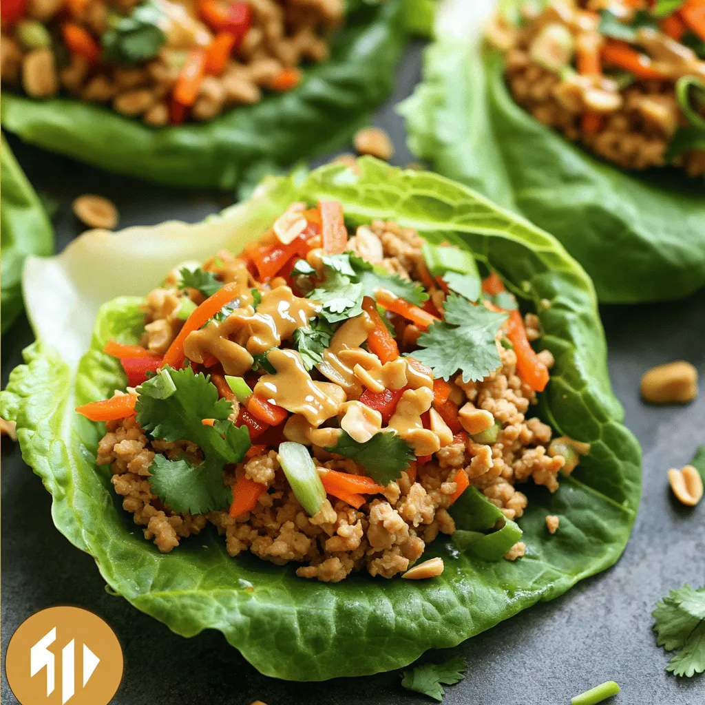 Healthy Chicken Lettuce Wraps Quick and Flavorful Meal