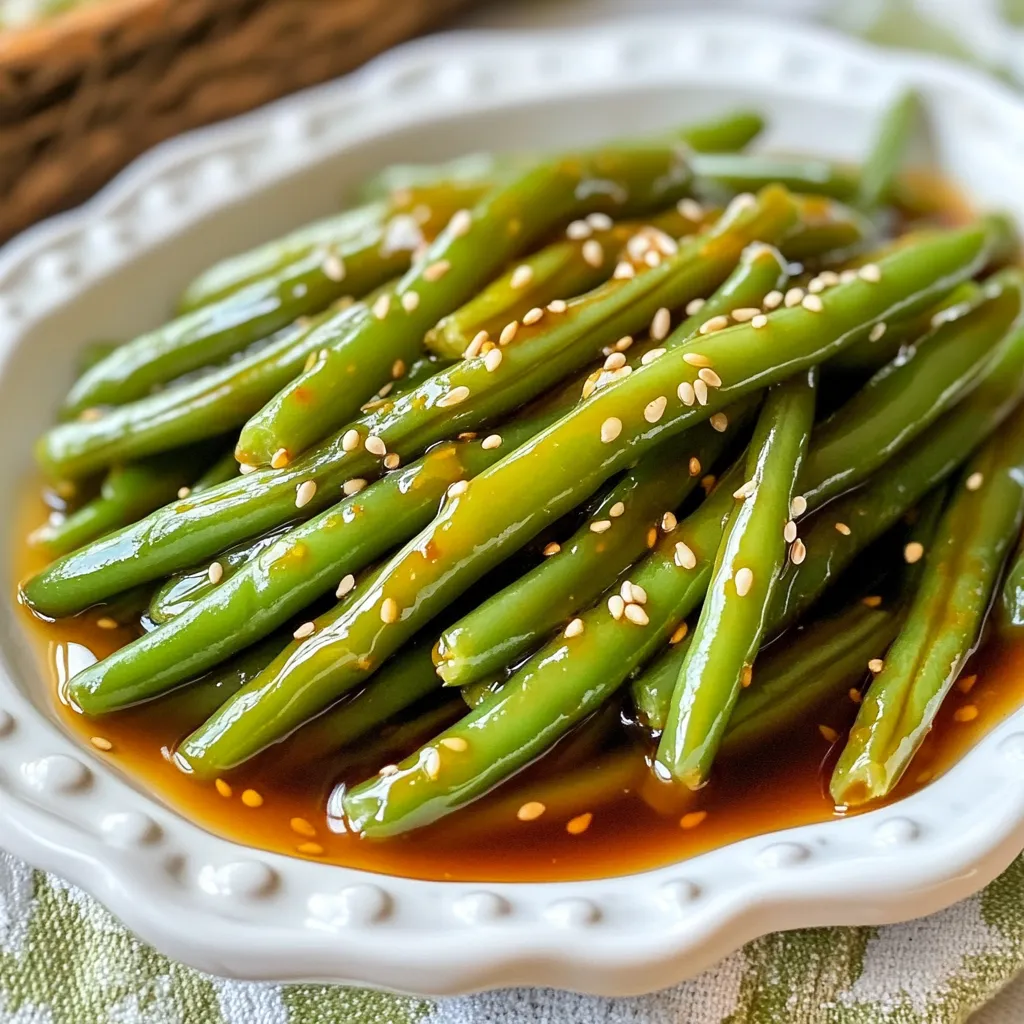 Honey Garlic Green Beans Perfectly Flavorful Side