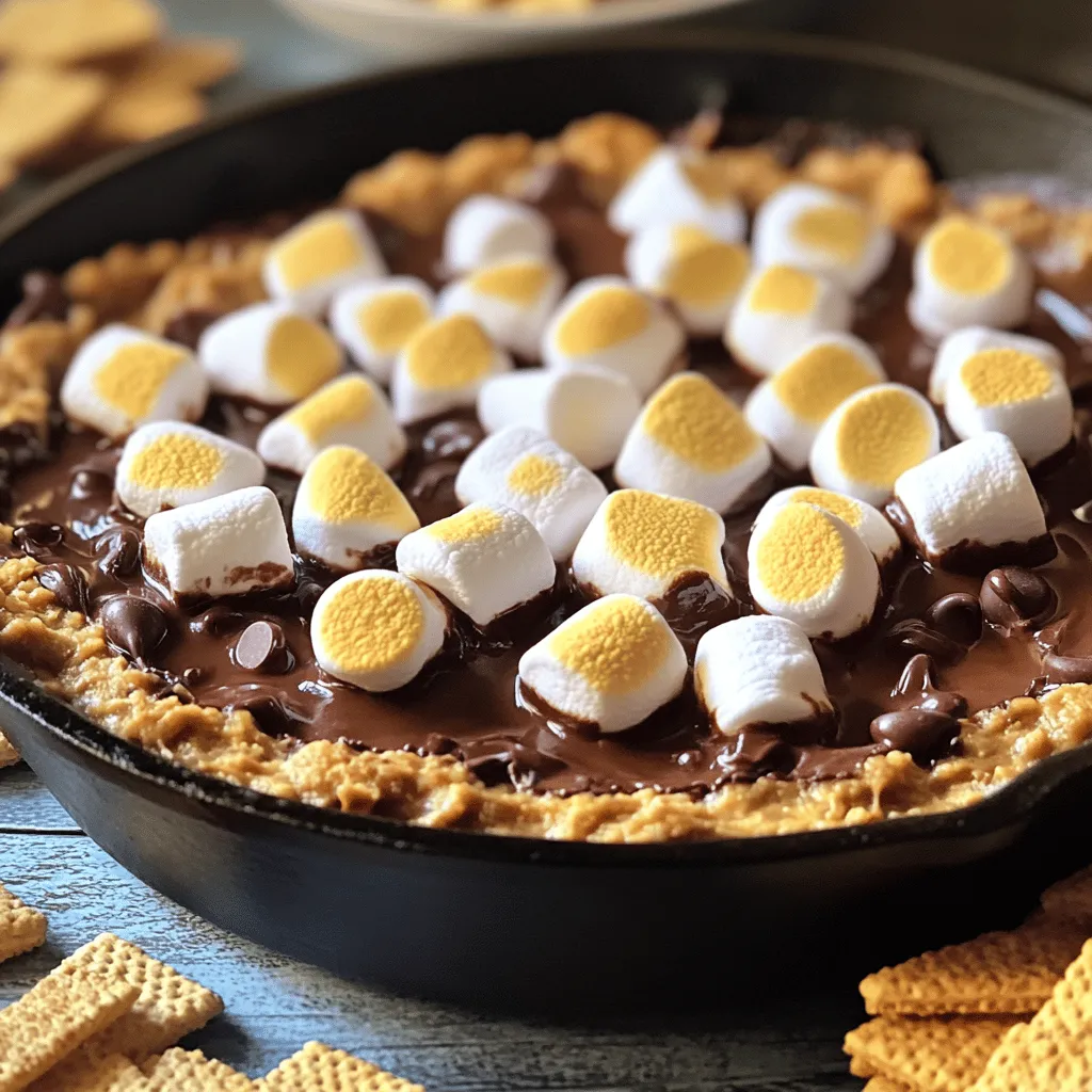 Chocolate Marshmallow S’mores Dip Irresistible Delight