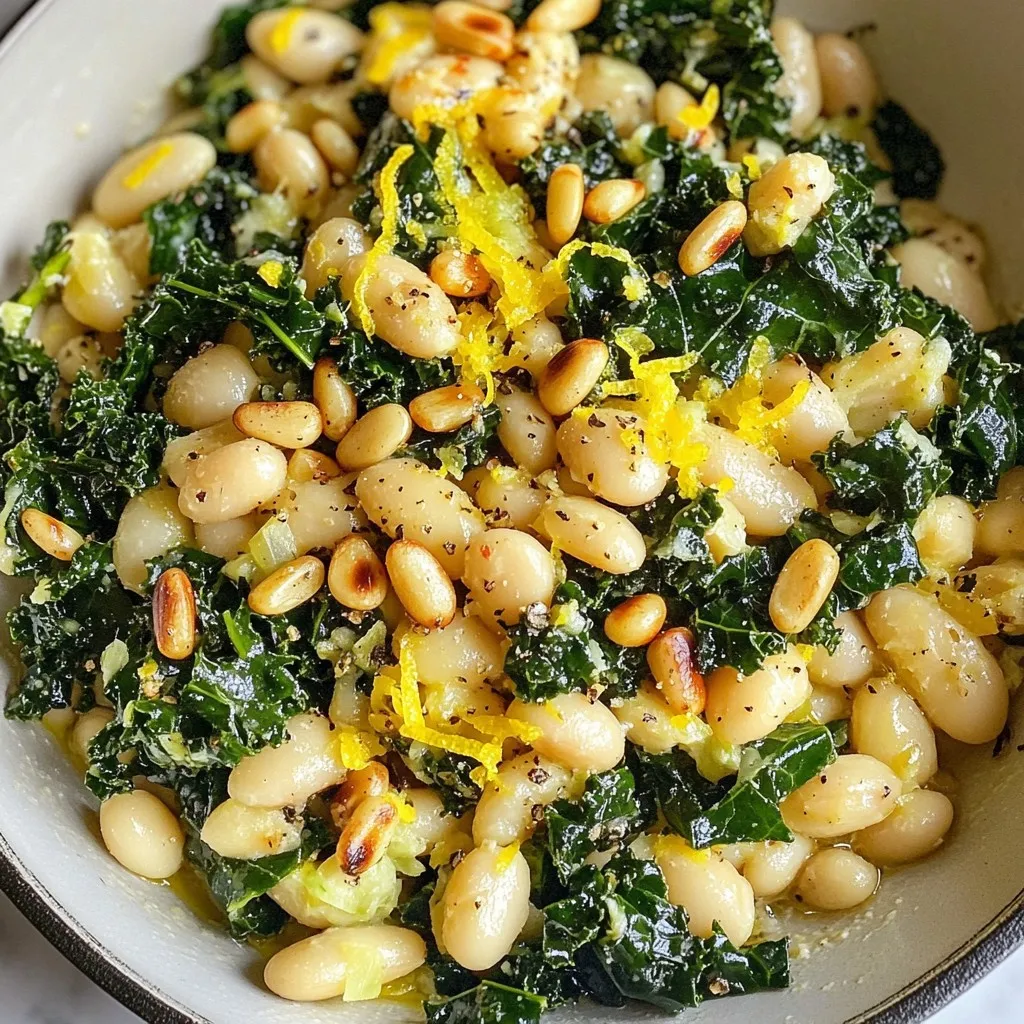 Tuscan Kale White Bean Skillet Flavorful and Easy Dish
