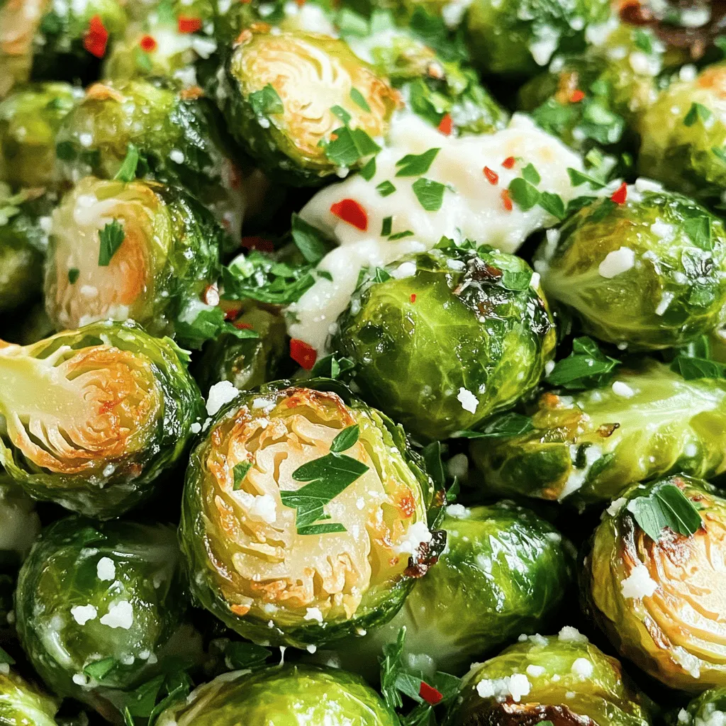 Garlic Parmesan Brussels Sprouts Tasty and Easy Recipe