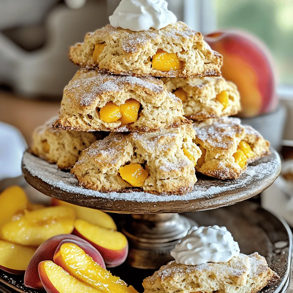 Peach Scone Recipe Quick and Tasty Delight