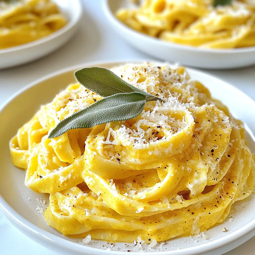Creamy Pumpkin Sage Pasta Rich and Flavorful Delight