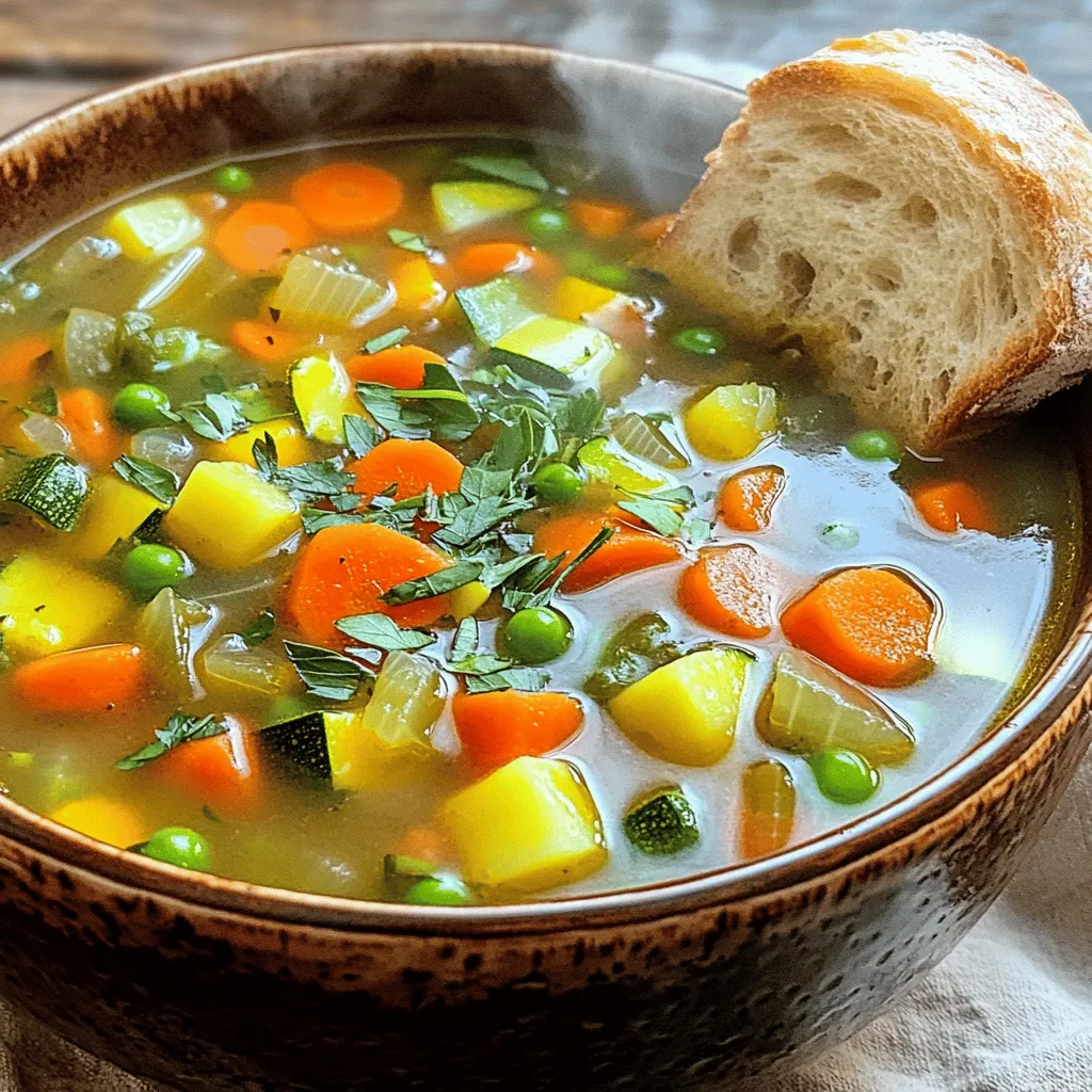 Flavorful One-Pot Vegetable Soup Easy and Healthy Recipe
