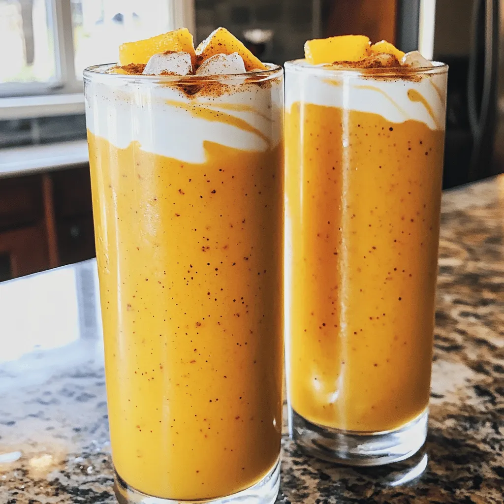 Peach Cobbler Smoothie Delightful and Creamy Mix