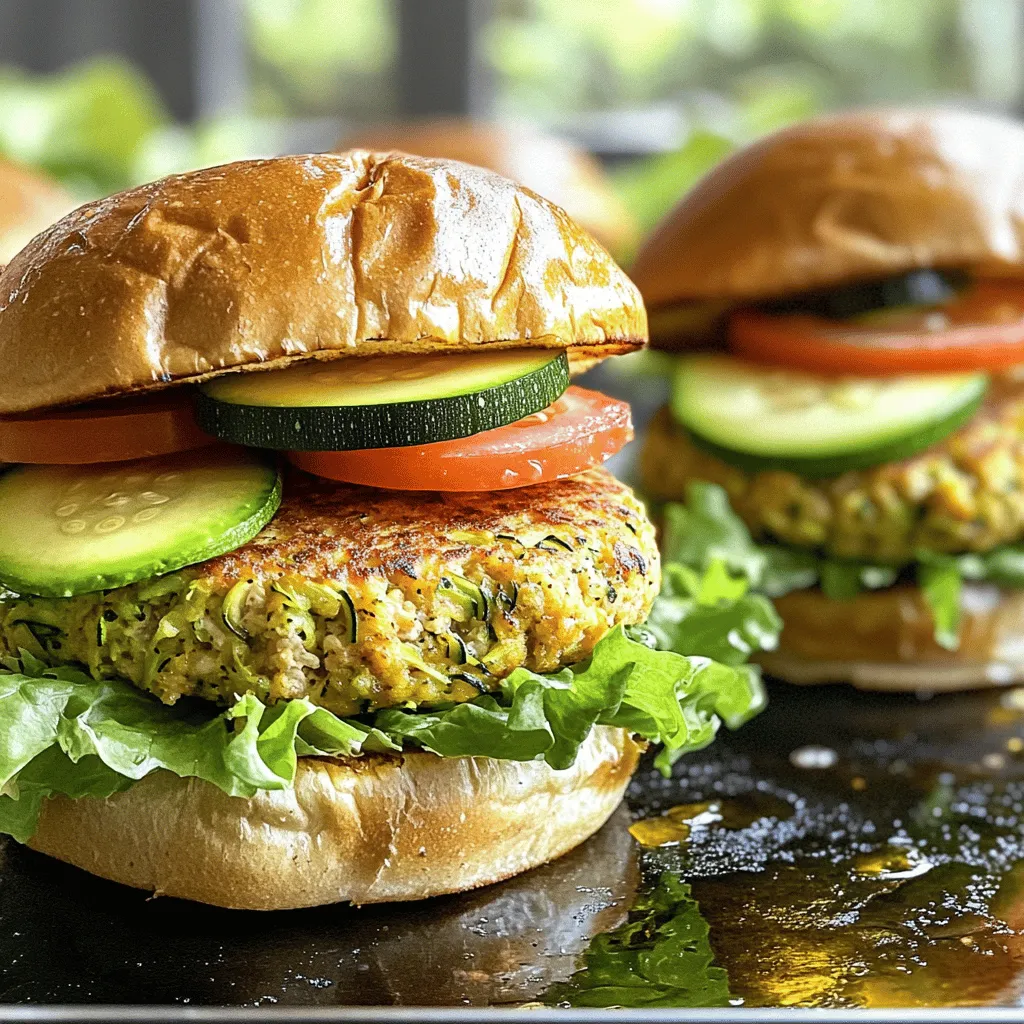 Healthy Chicken Zucchini Burgers Flavorful and Simple