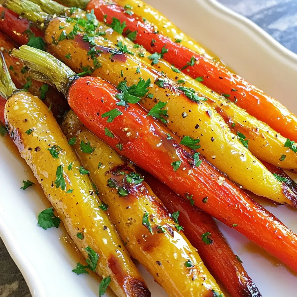 Maple Dijon Roasted Carrots Flavorful Side Dish Recipe