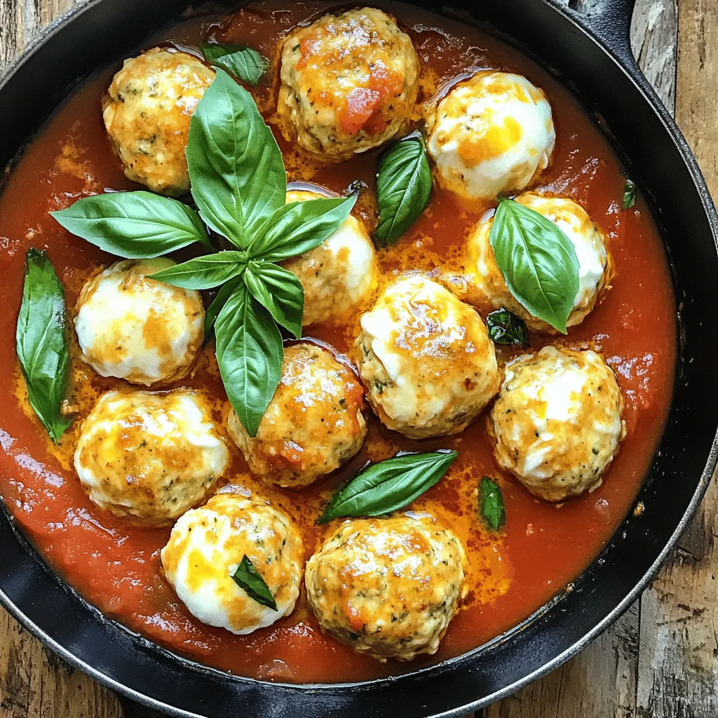 Caprese Chicken Meatballs Delicious and Easy Recipe