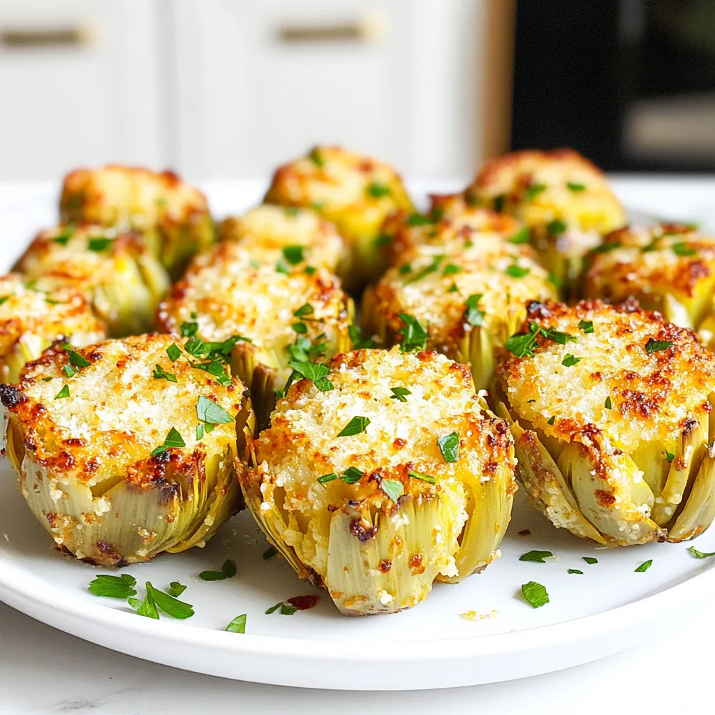 Air Fryer Garlic Parmesan Artichoke Hearts Delight