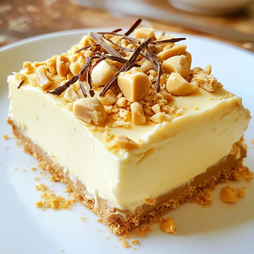 No-Bake Peanut Butter Cheesecake Creamy and Simple Treat