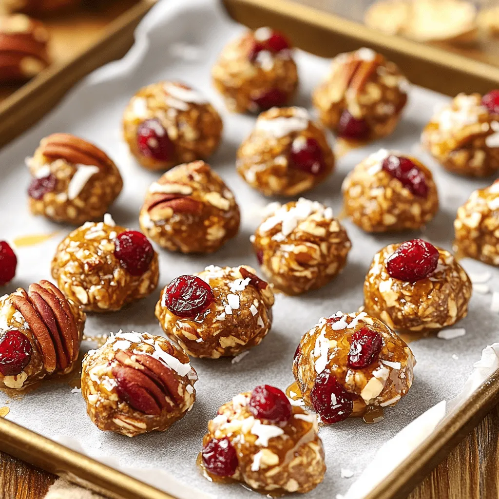 Cranberry Pecan Energy Bites Quick and Tasty Snack