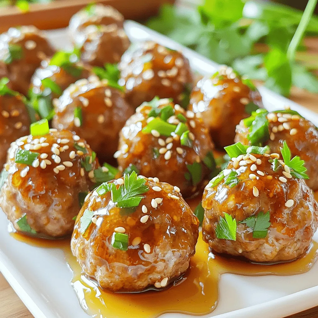 Honey Garlic Turkey Meatballs Flavorful and Easy Recipe