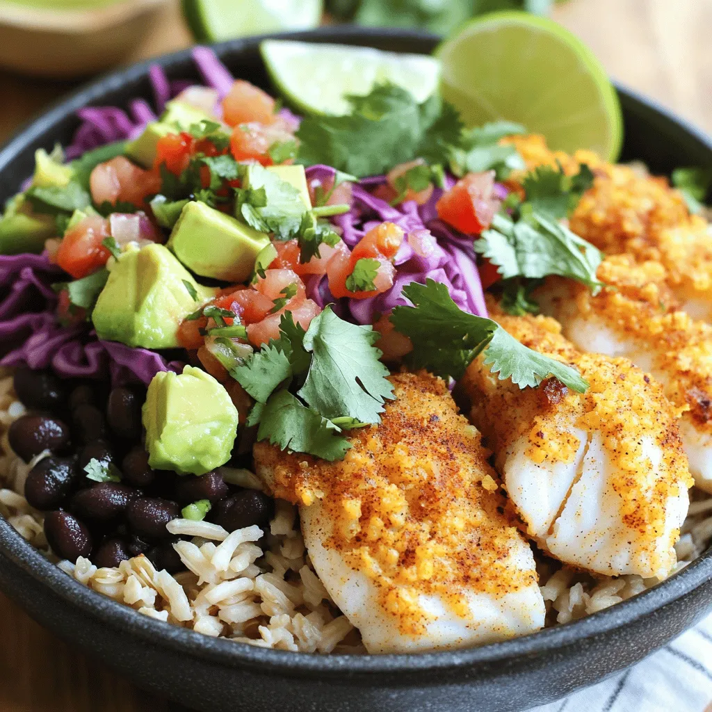 Baja Fish Taco Bowls Flavorful and Fresh Delight