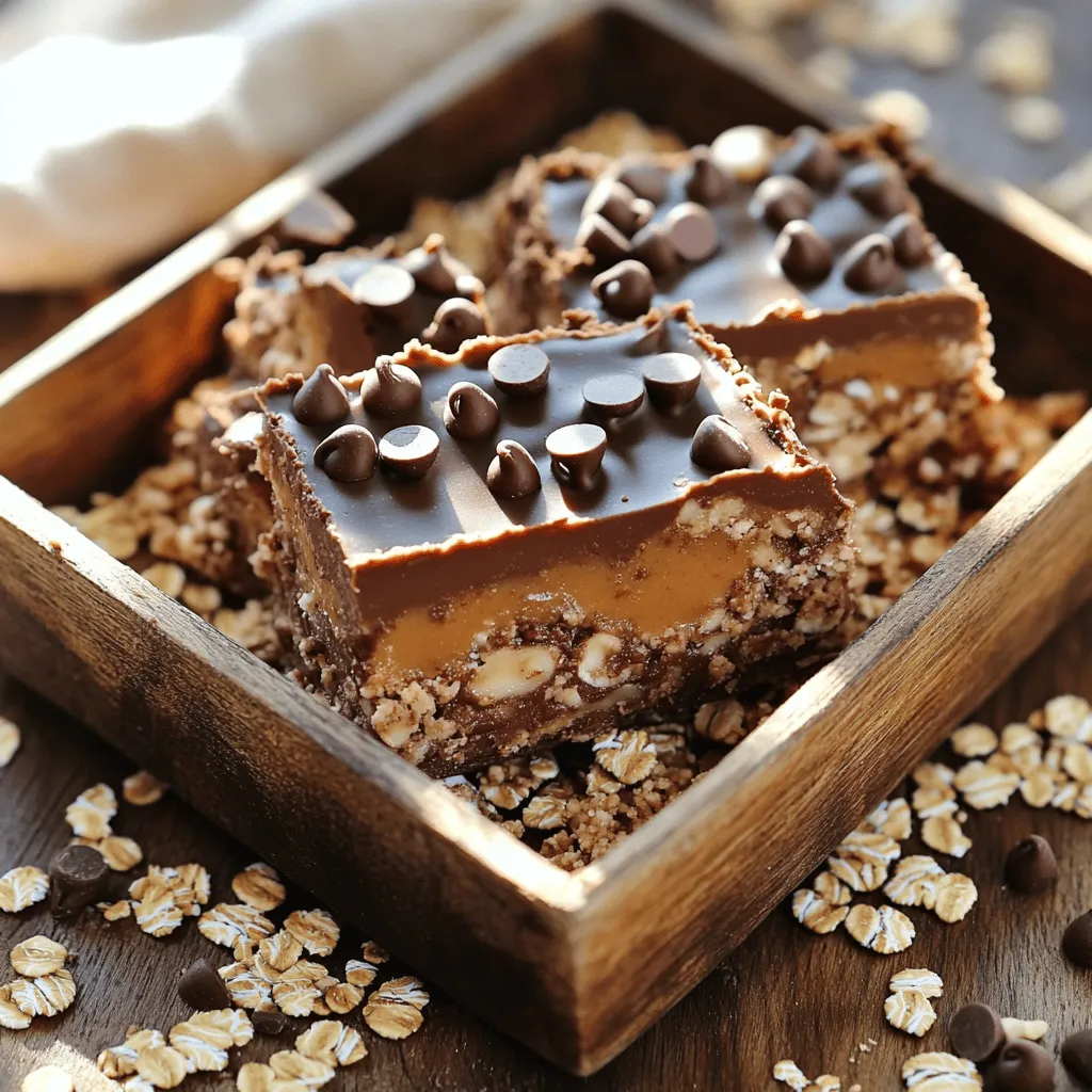 No-Bake Chocolate Oat Bars Easy and Nutritious Treat