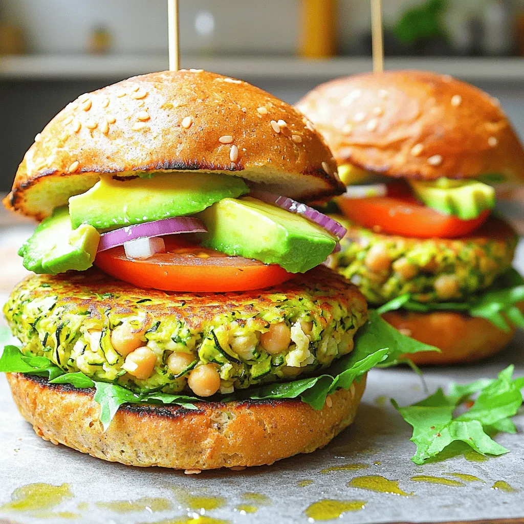 Zucchini Chickpea Burgers Flavorful and Healthy Meal