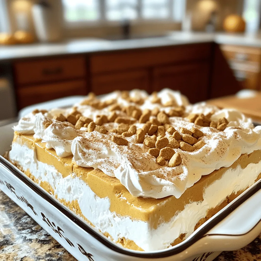 Pumpkin Spice Icebox Cake Quick and Easy Dessert