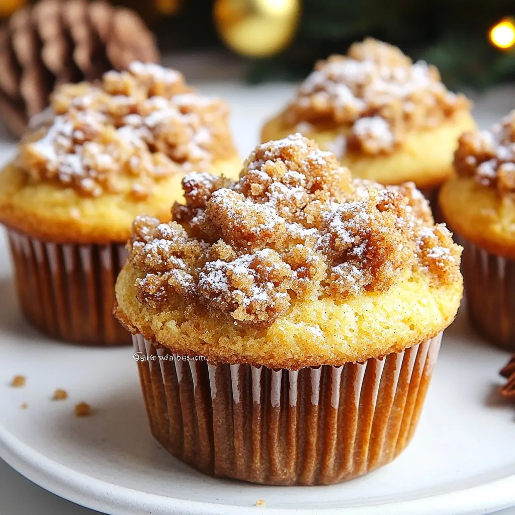 Gingerbread Streusel Muffins Festive Flavor Delight