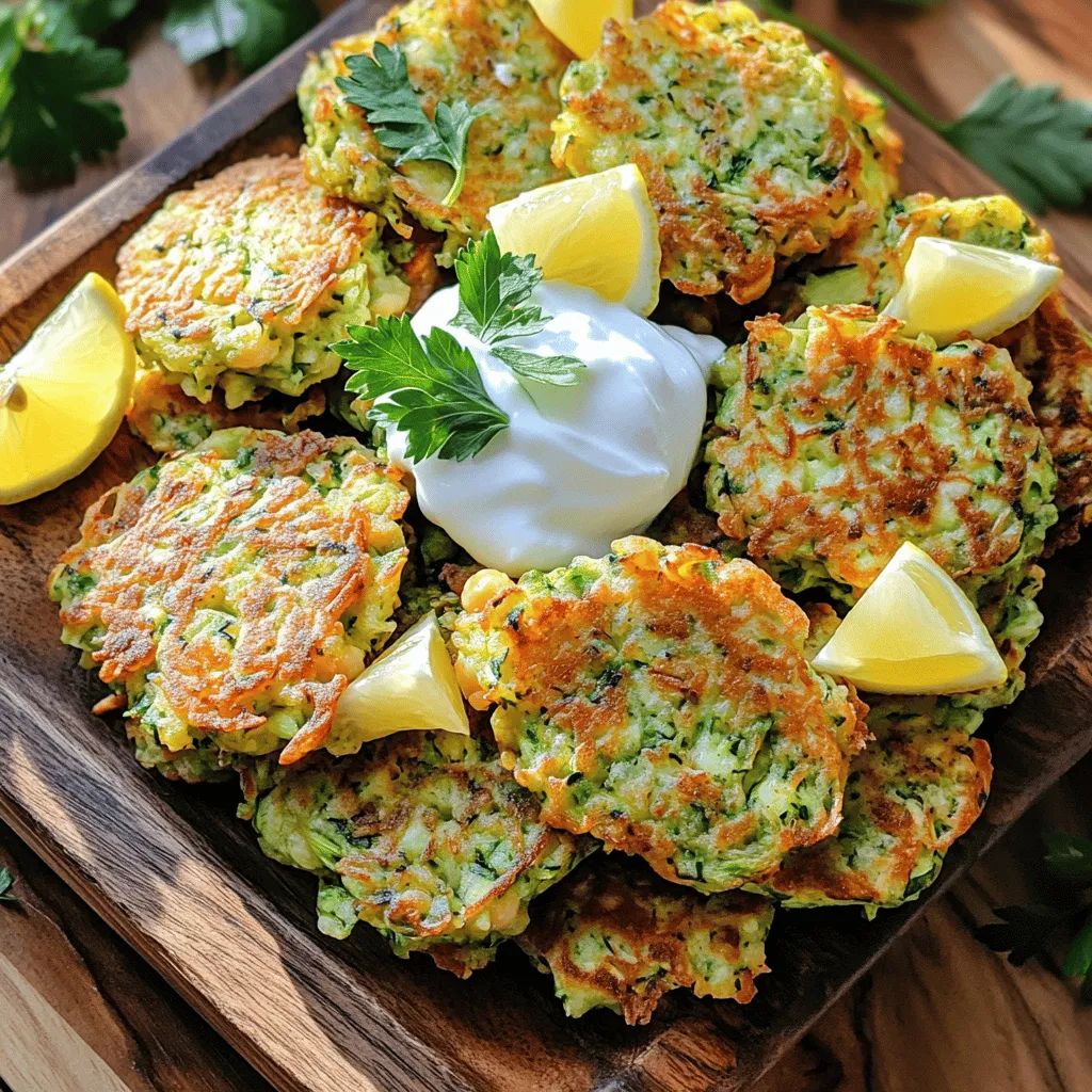 Zucchini and Chickpea Fritters Simple and Delicious