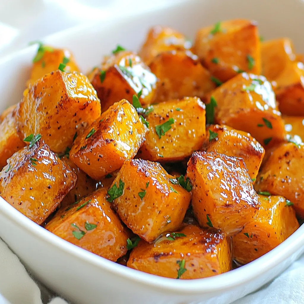 Honey Garlic Roasted Sweet Potatoes Flavorful Delight