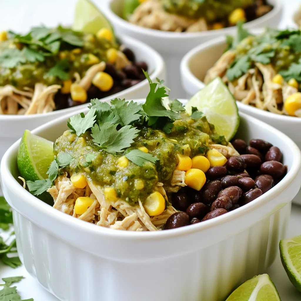 Savory Slow Cooker Salsa Verde Chicken Recipe