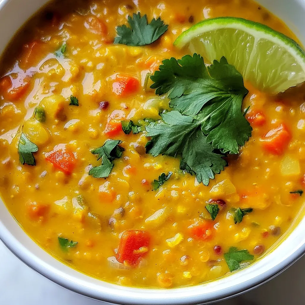 Coconut Curry Lentil Soup Flavorful and Easy Recipe