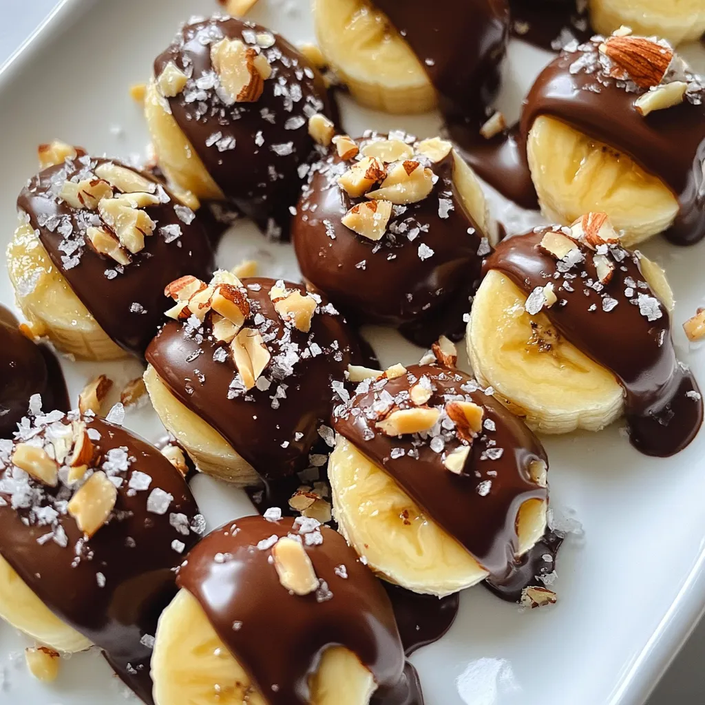 Chocolate Covered Banana Bites Delicious and Simple Treat
