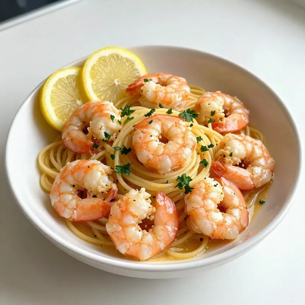Lemon Garlic Shrimp Scampi Flavorful Dinner Delight