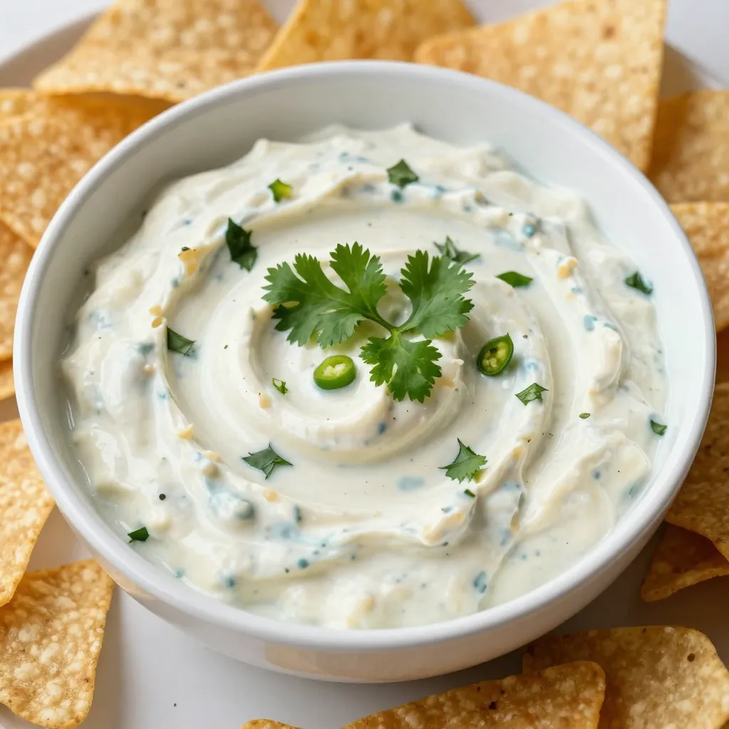 Creamy Jalapeño Cilantro Dip Flavorful and Simple Recipe