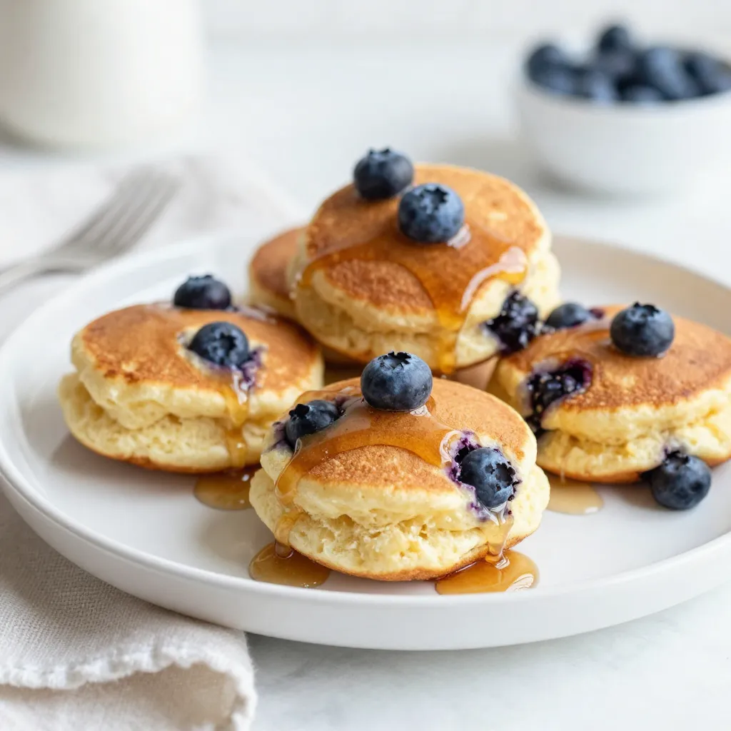 Blueberry Pancake Bites Tasty and Easy Recipe