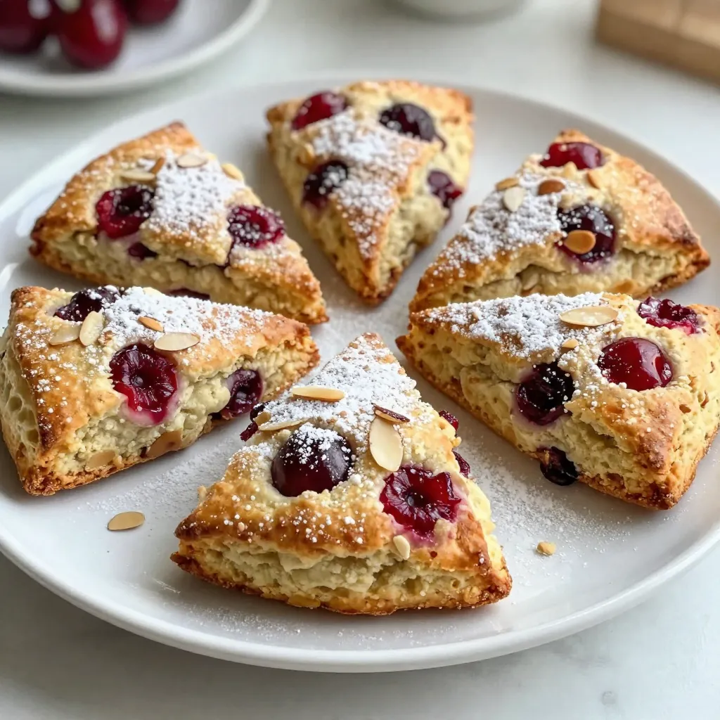 Cherry Almond Scones Irresistible Breakfast Treat