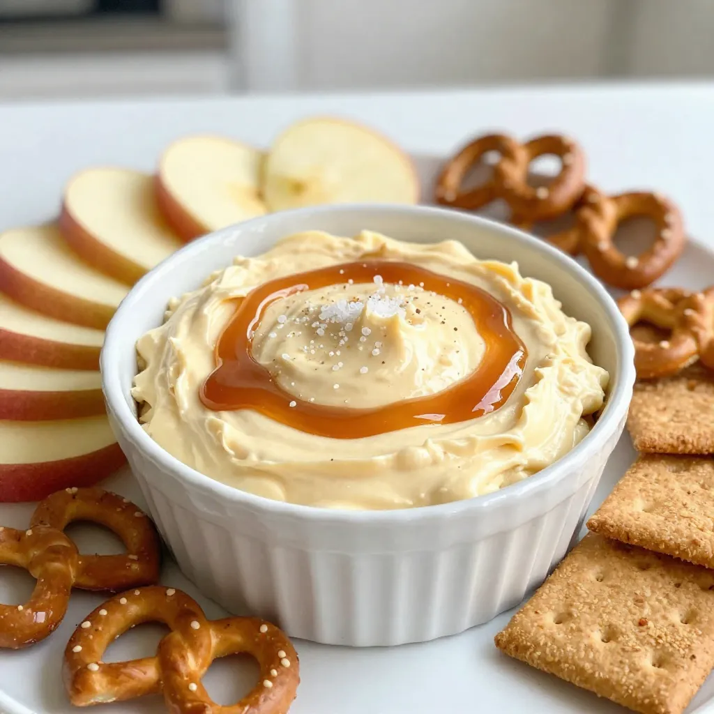 Salted Caramel Cheesecake Dip Tasty and Easy Delight
