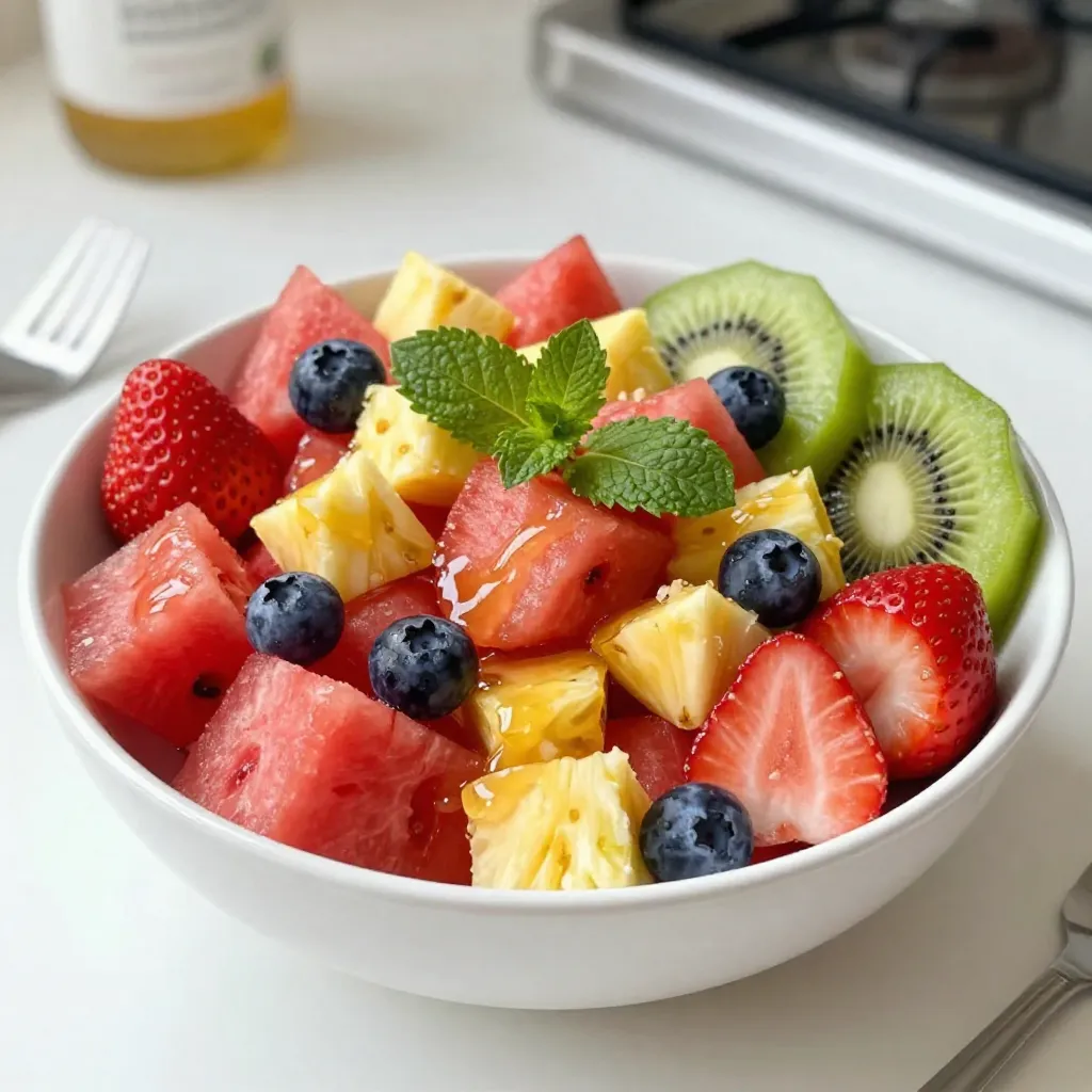 Honey Lime Fruit Salad Refreshing and Simple Dish