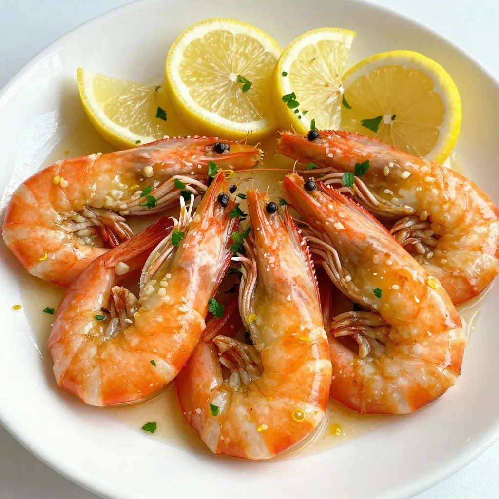 Lemon Garlic Roasted Shrimp Savory and Simple Dish