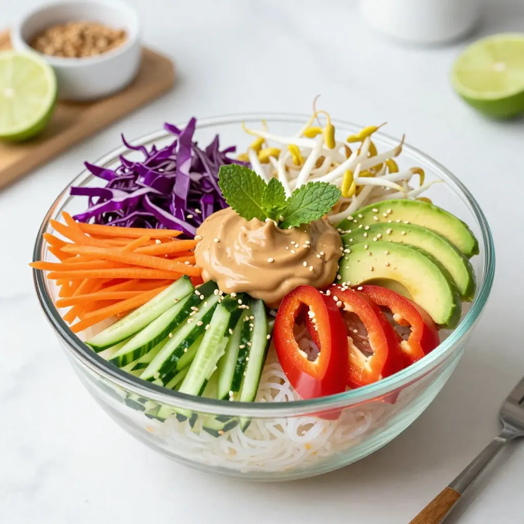 Veggie Packed Summer Roll Bowls Fresh and Crunchy Meal