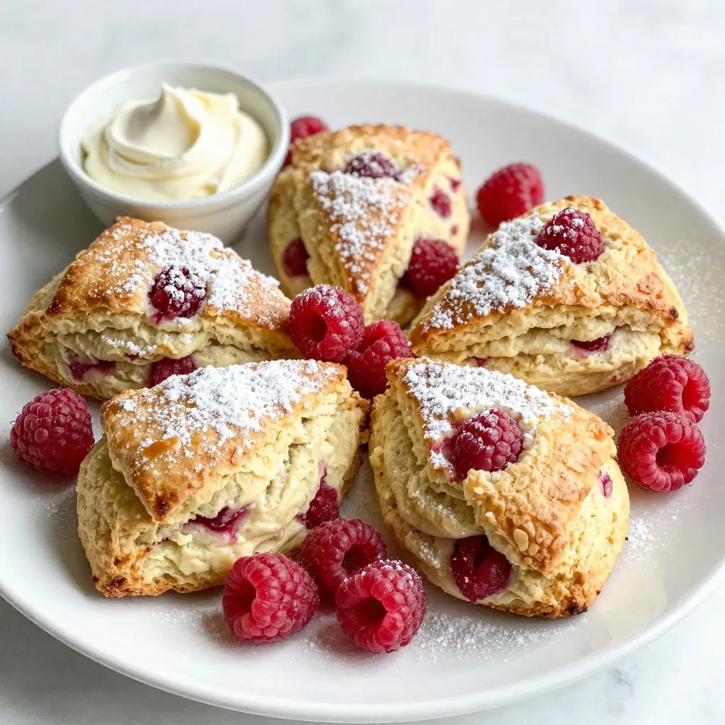 Raspberry Lemon Scones Tasty and Simple Recipe