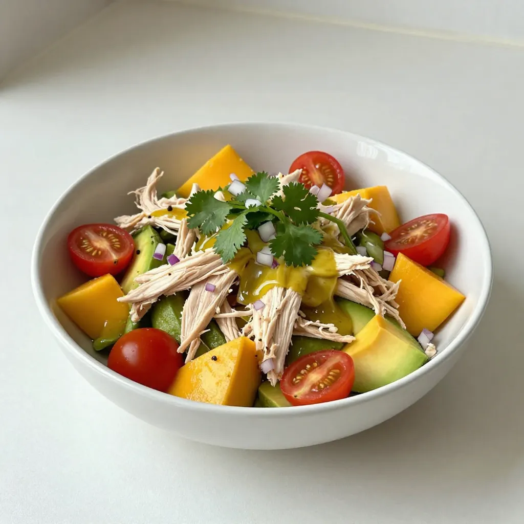 Mango Avocado Chicken Salad Fresh and Flavorful Meal