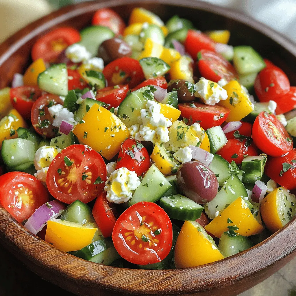 Simple Greek Salad Fresh and Flavorful Delight