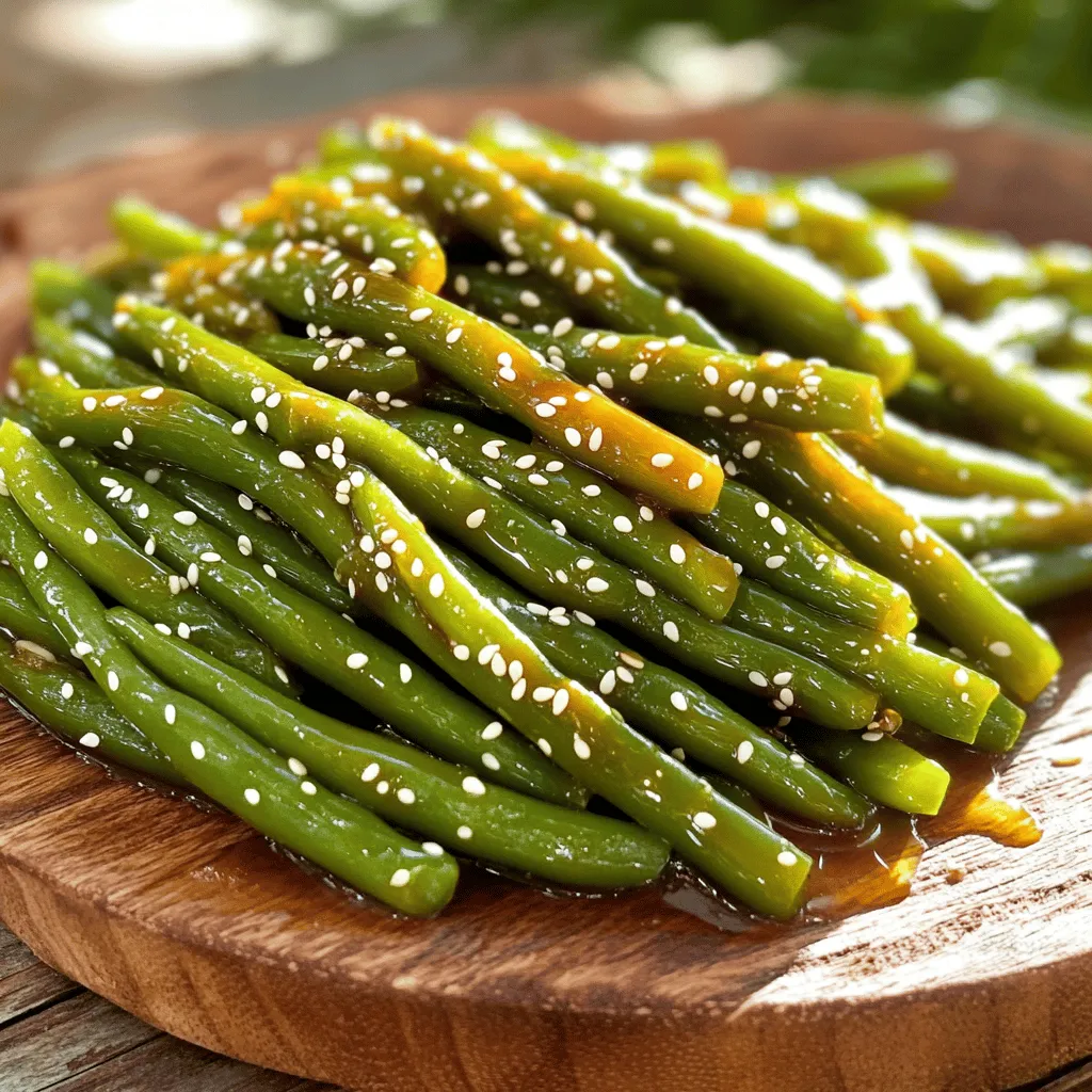 Honey Garlic Green Beans Simple and Flavorful Side