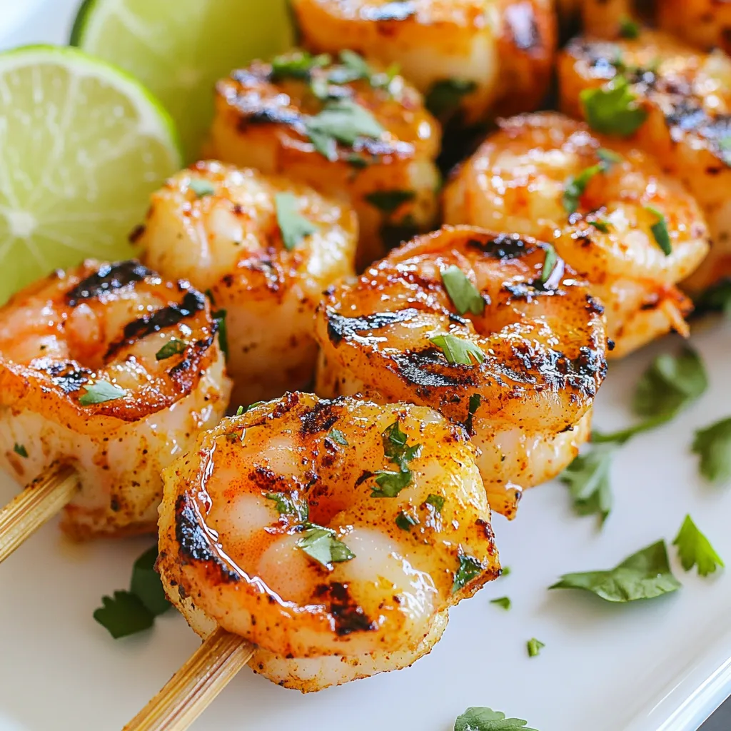 Chipotle Lime Shrimp Skewers Flavorful Grilled Treat