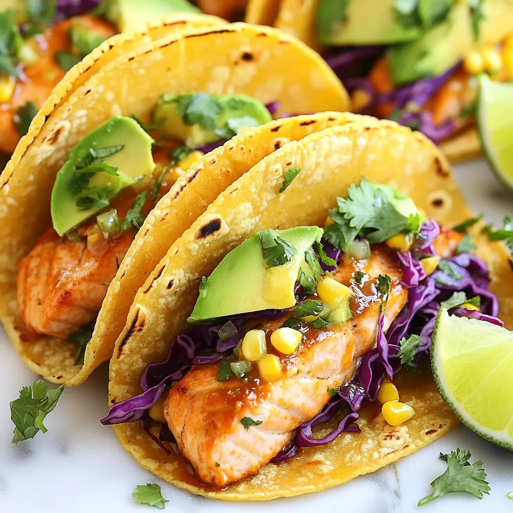 Honey Lime Salmon Tacos Flavorful and Easy Recipe