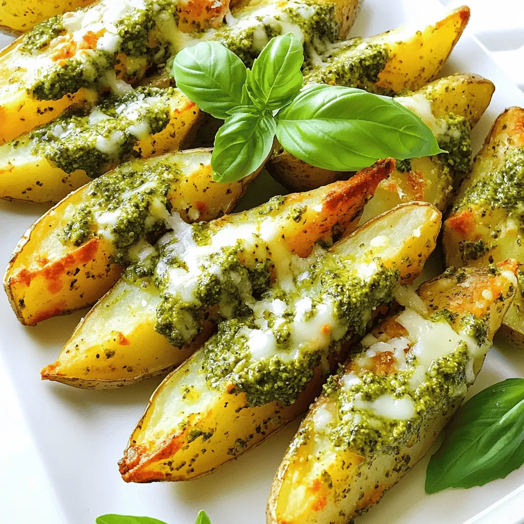 Pesto Roasted Potato Wedges Crispy and Flavorful Treat