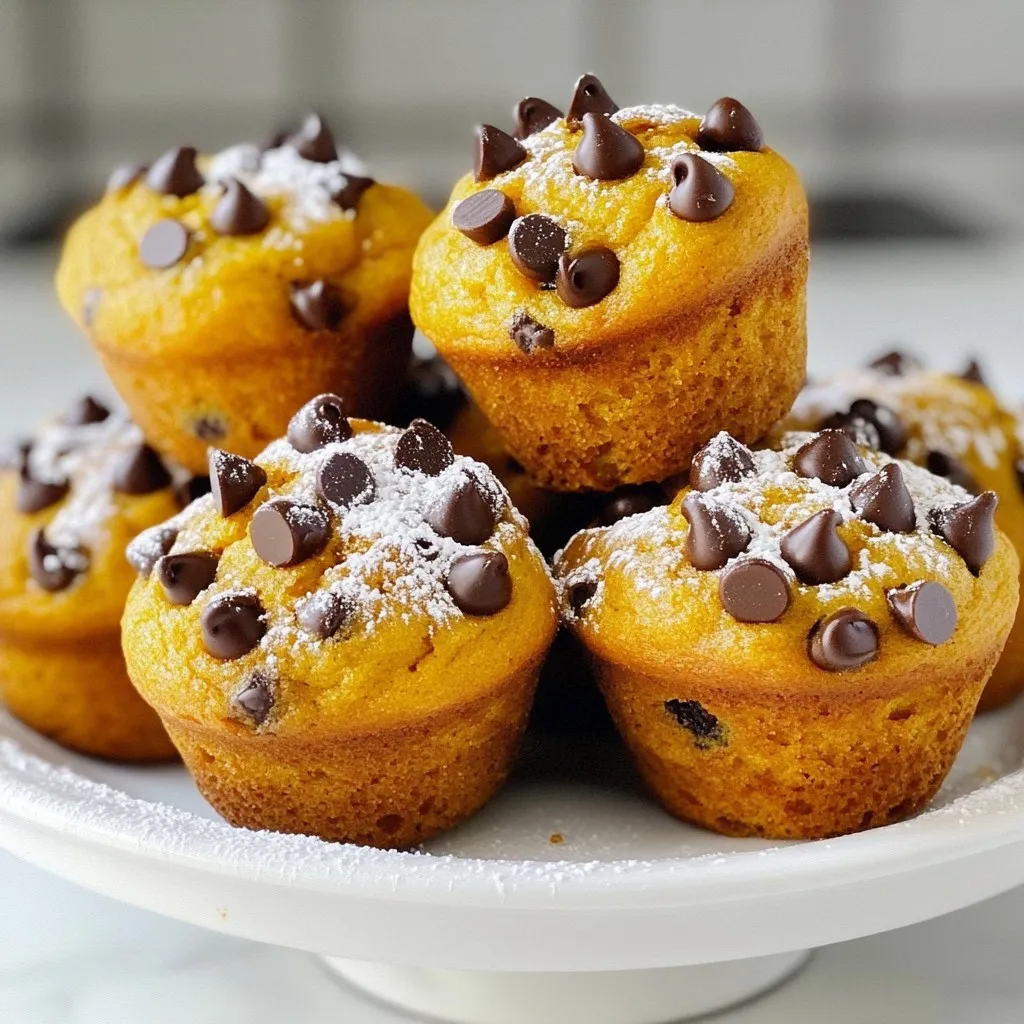 Chocolate Chip Pumpkin Muffins Scrumptious Fall Treat