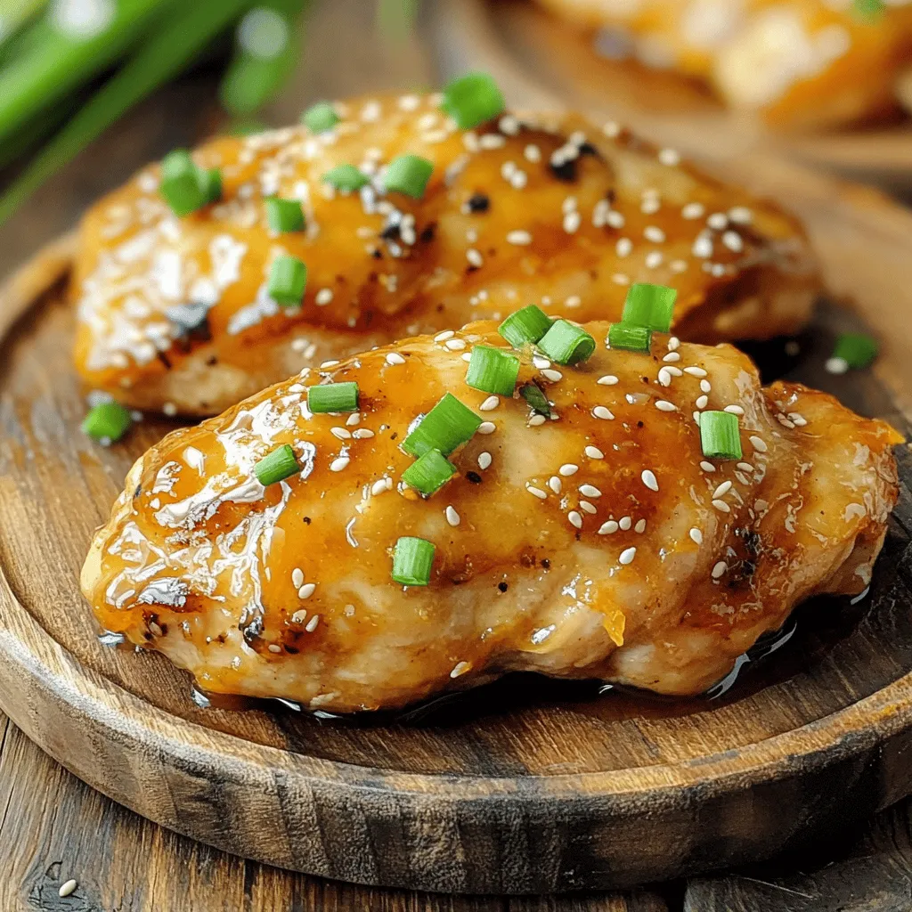 Tasty Orange Glazed Chicken Quick and Easy Recipe