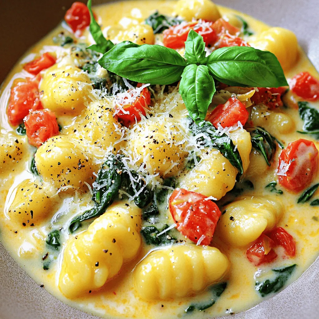 Creamy Tomato Spinach Gnocchi Flavorful Weeknight Meal