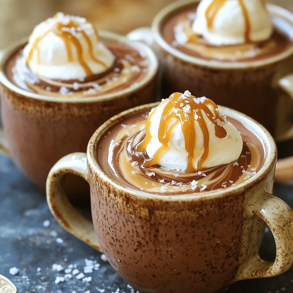 Slow Cooker Salted Caramel Hot Chocolate Indulgence