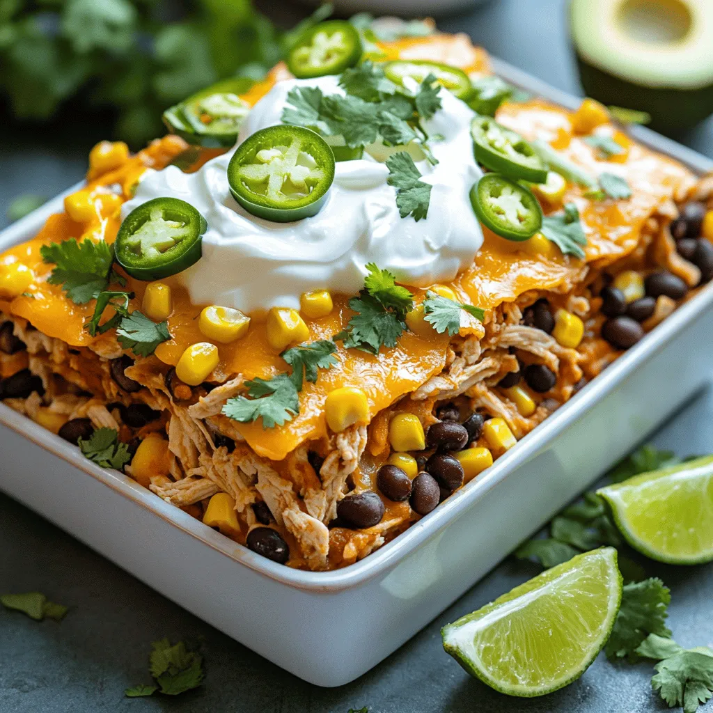 Chicken Taco Casserole Flavorful and Simple Dish